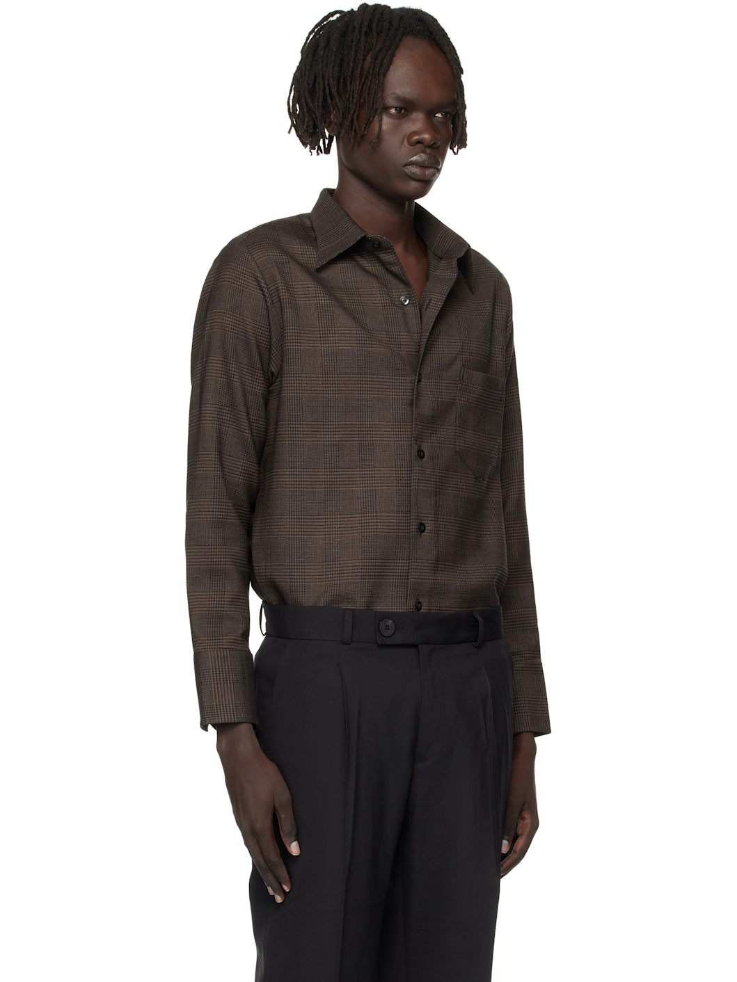Brown Classic Shirt - 2