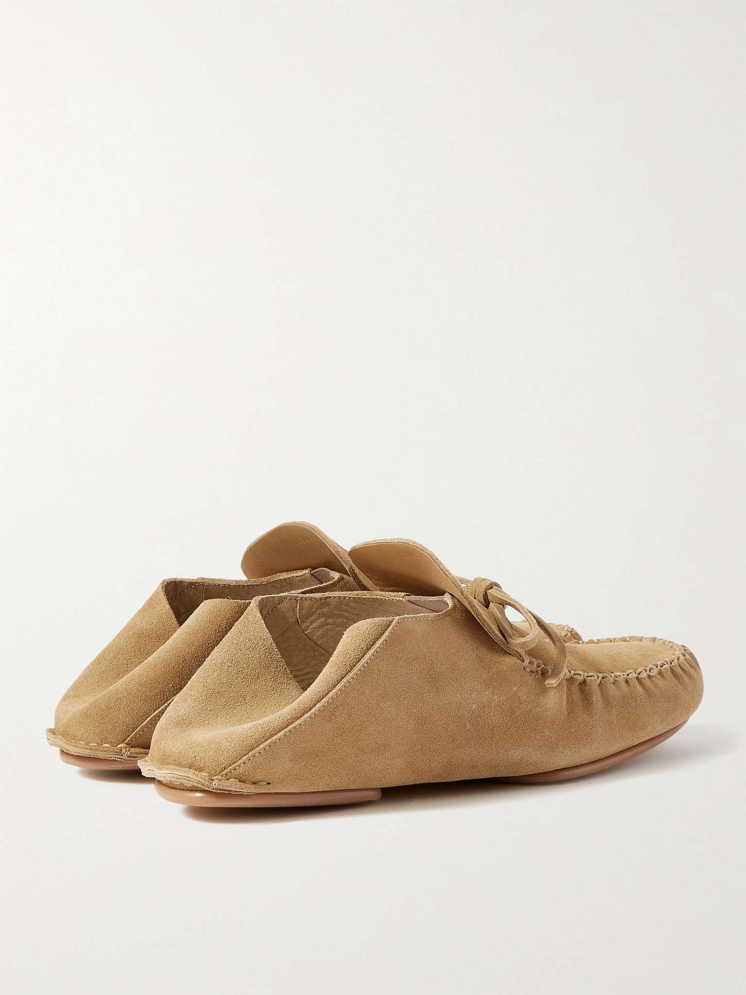 + Paula's Ibiza Collapsible-Heel Suede Loafers - 7