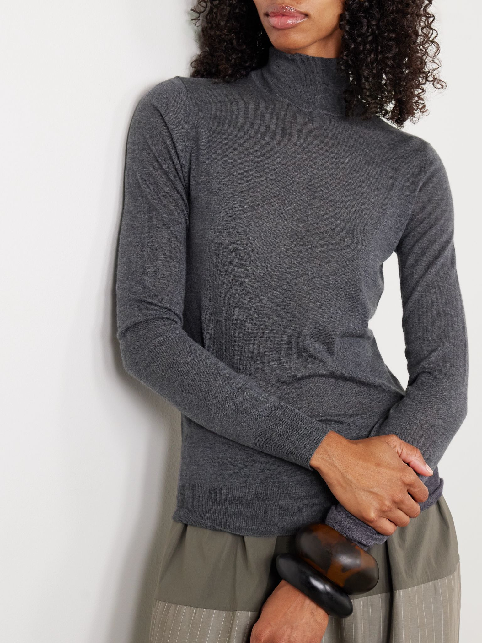 Cashmere sweater Charcoal - 3