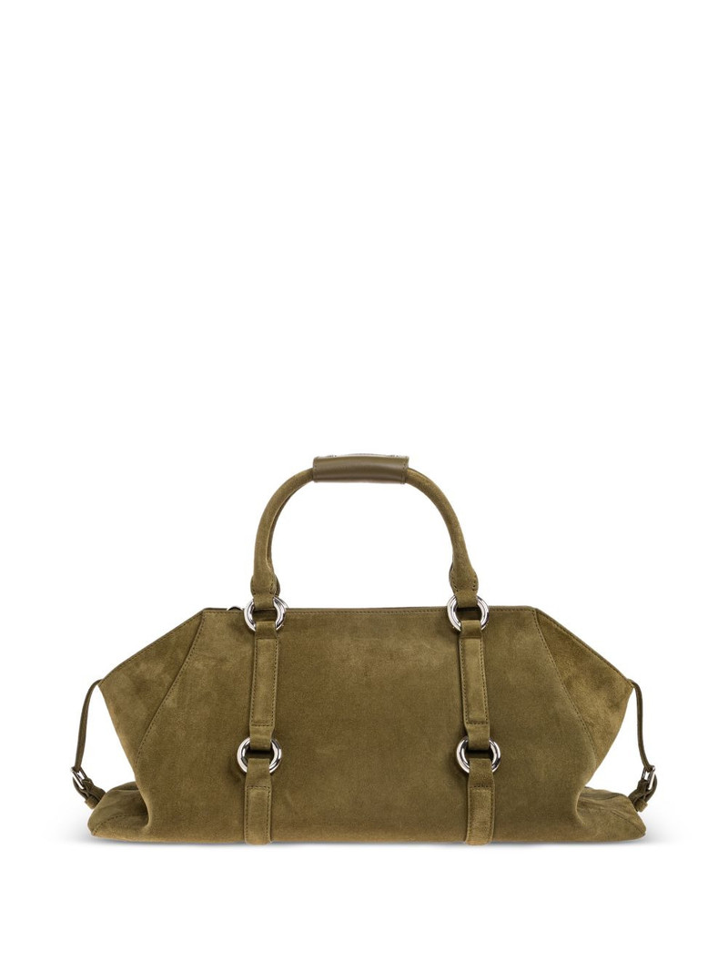 suede ring-detail tote bag 3