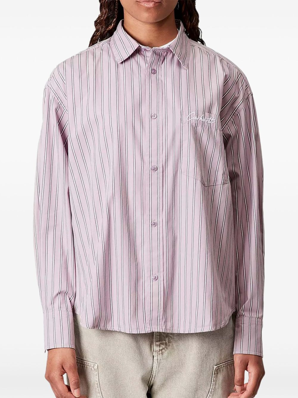 Grimsby striped embroidered shirt - 2