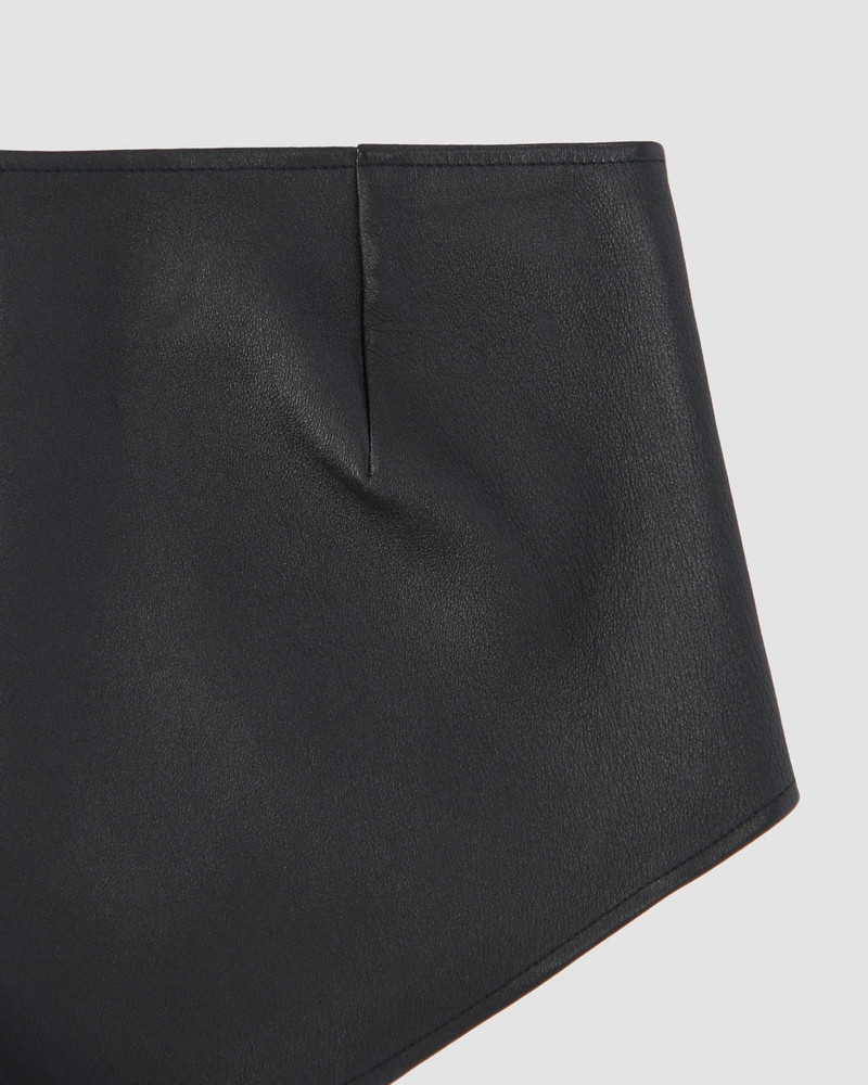 MINI LEATHER SHORT 6