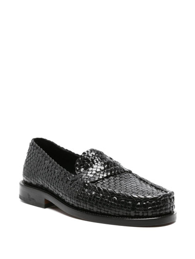 Marni Bambi woven leather loafers outlook