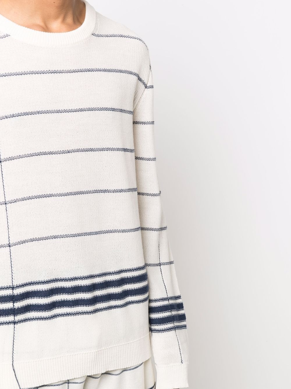 striped-print pullover - 5