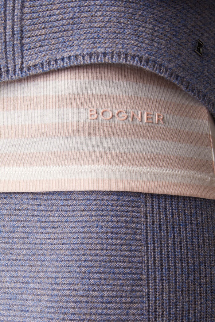 Louna Cotton top in Rosé/White - 4