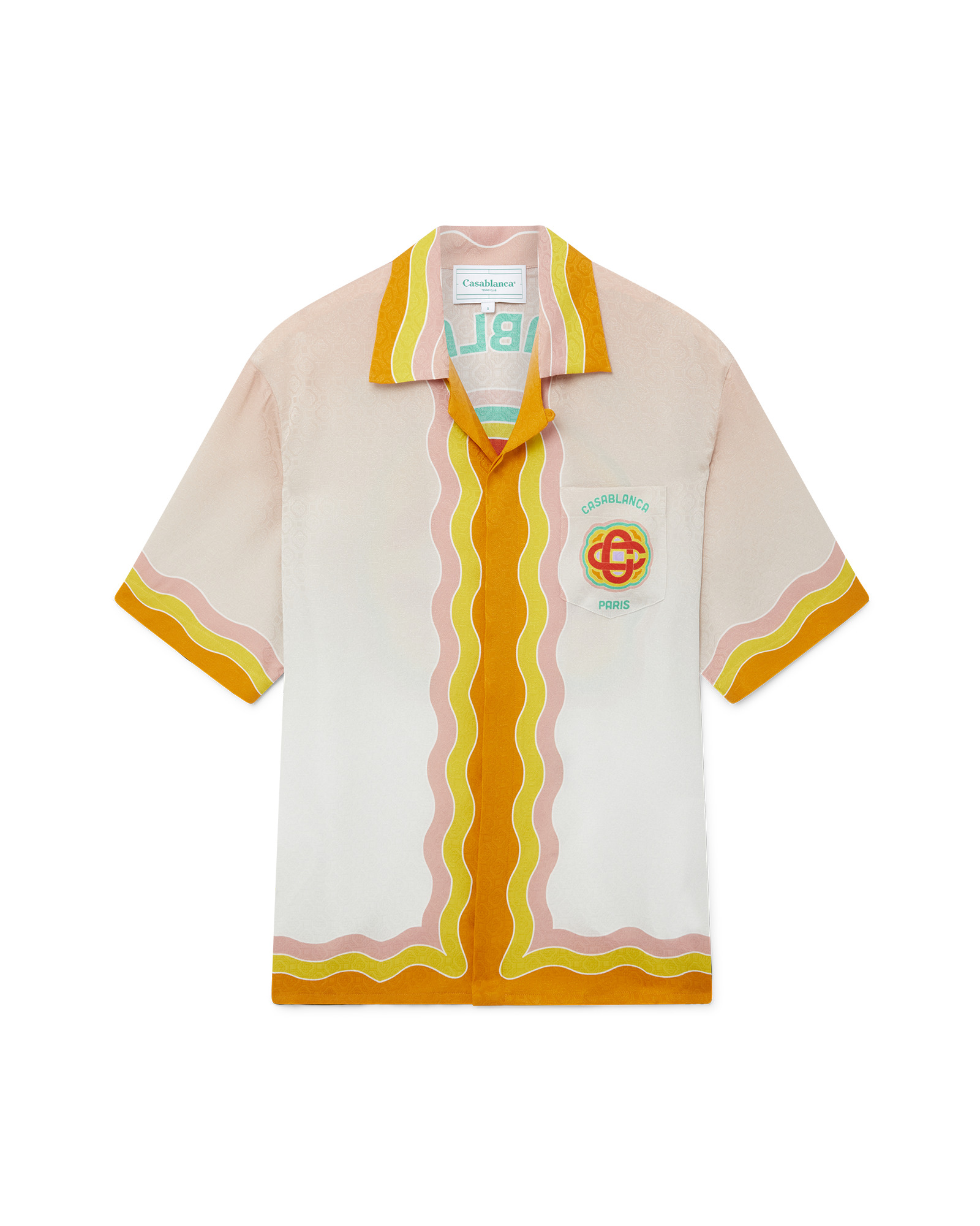 Rainbow Monogram Silk Shirt - 1