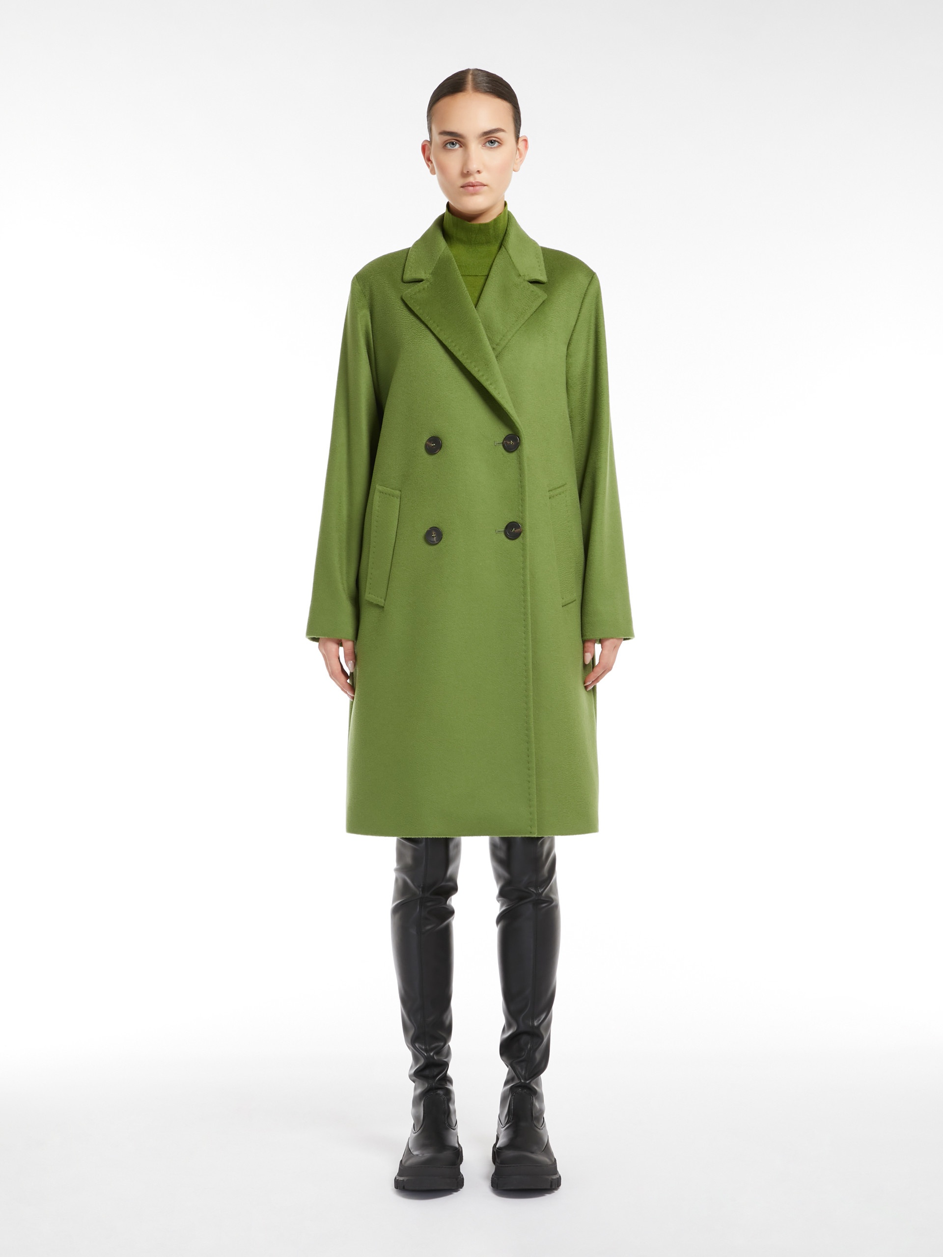 ZUM Double-breasted wool broadcloth coat - 3
