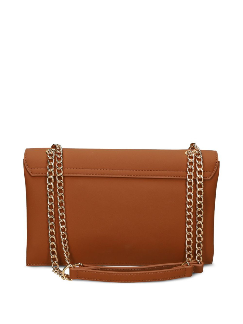 Moschino logo-embellishment shoulder bag outlook