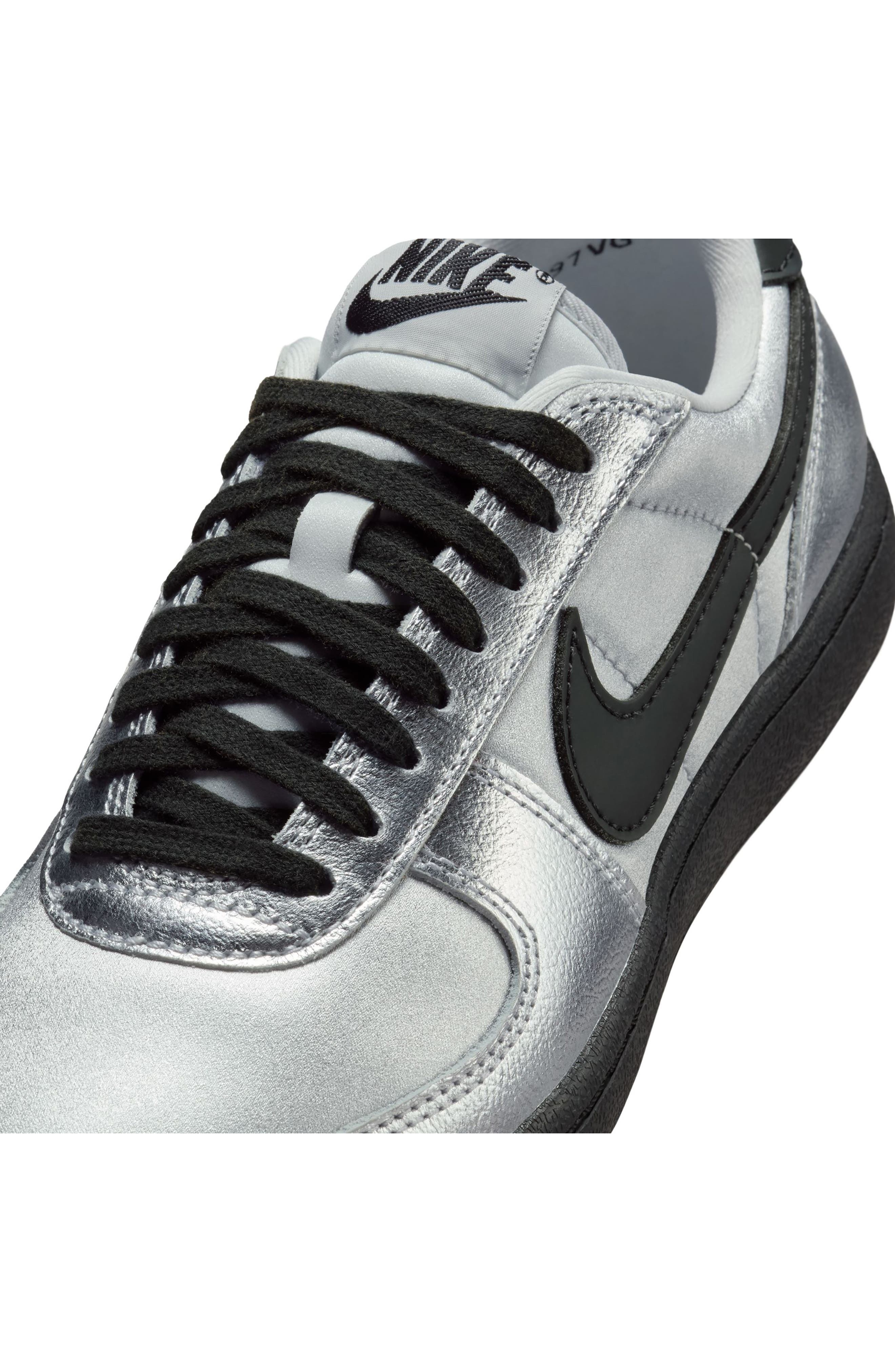 Nike Field General Sneaker in Metallic Silver/Black at Nordstrom - 8