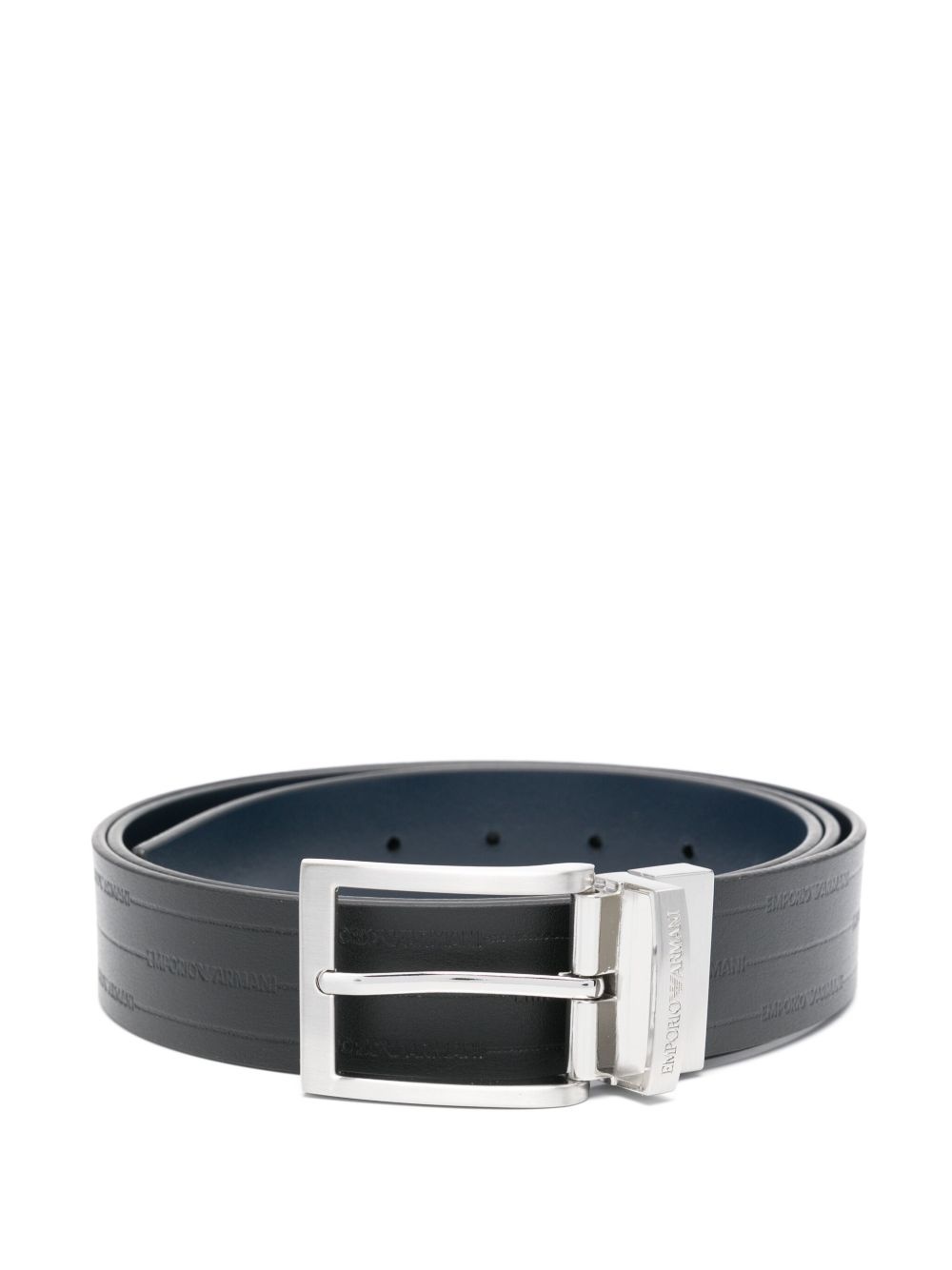 logo-debossed belt - 1