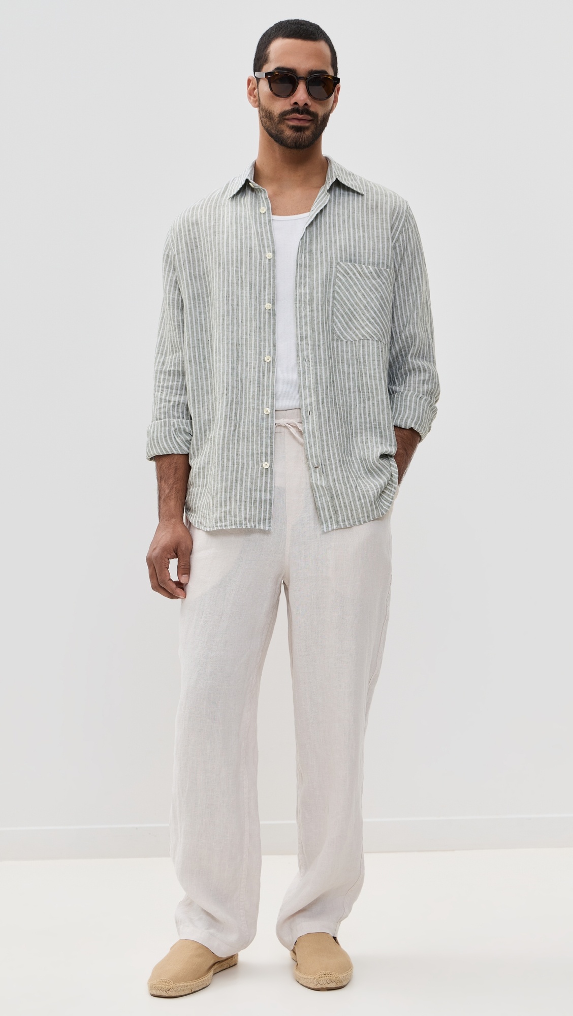 Telles Lined Striped Shirt - 4