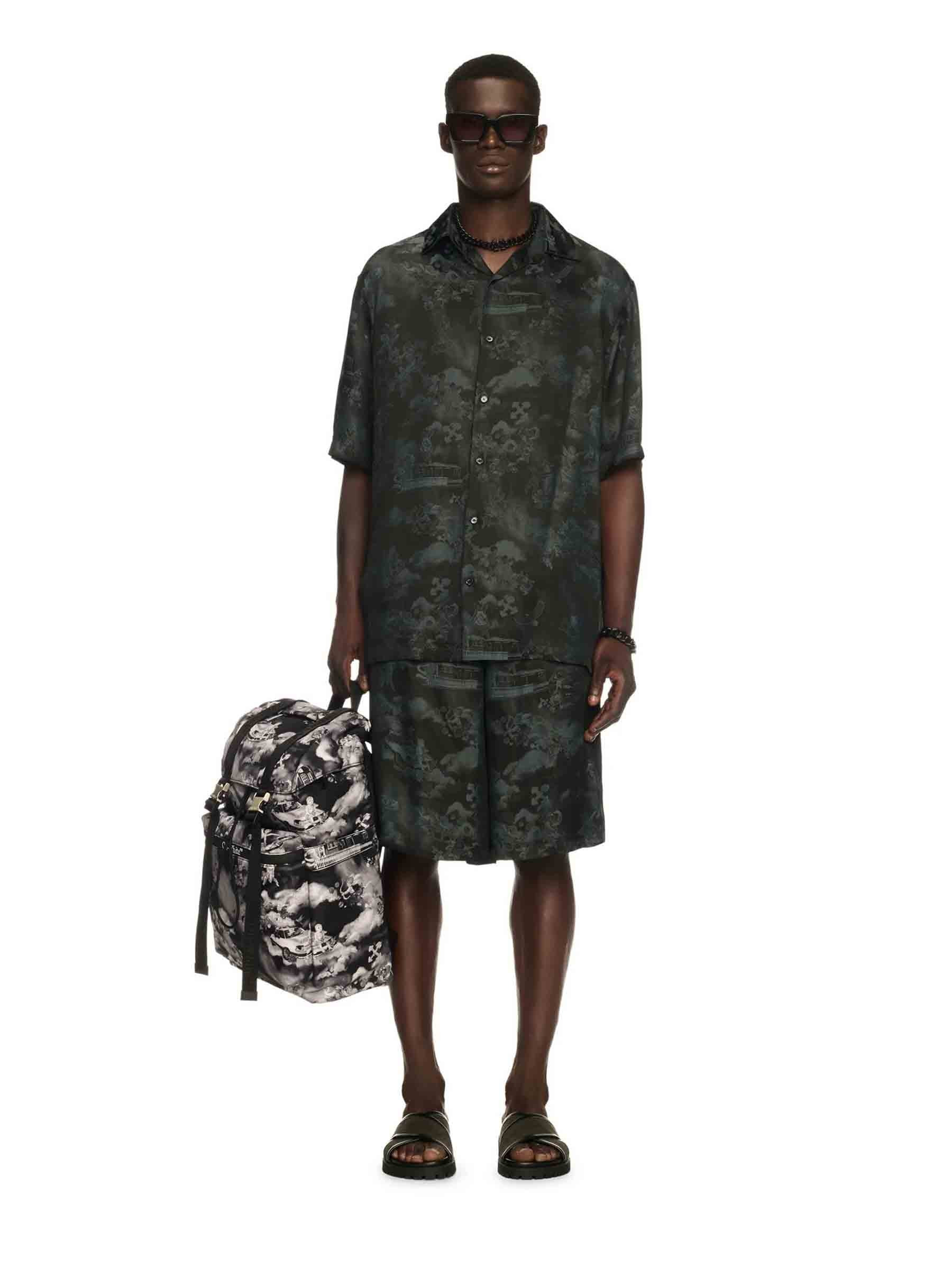 JACQUARD BOWLING BERMUDA SHORTS - 2