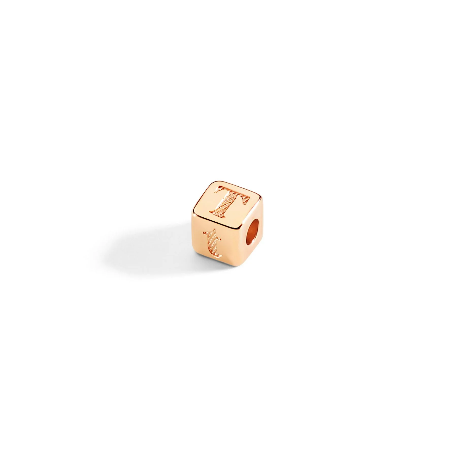 GOLD PLATED SILVER CUBE COMPONENT - 1