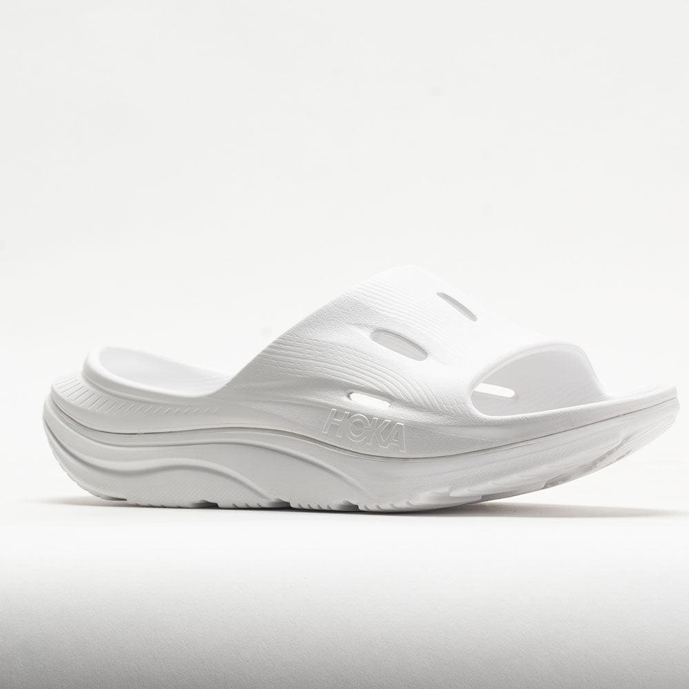 HOKA Ora Recovery Slide 3 Unisex White/White - 5