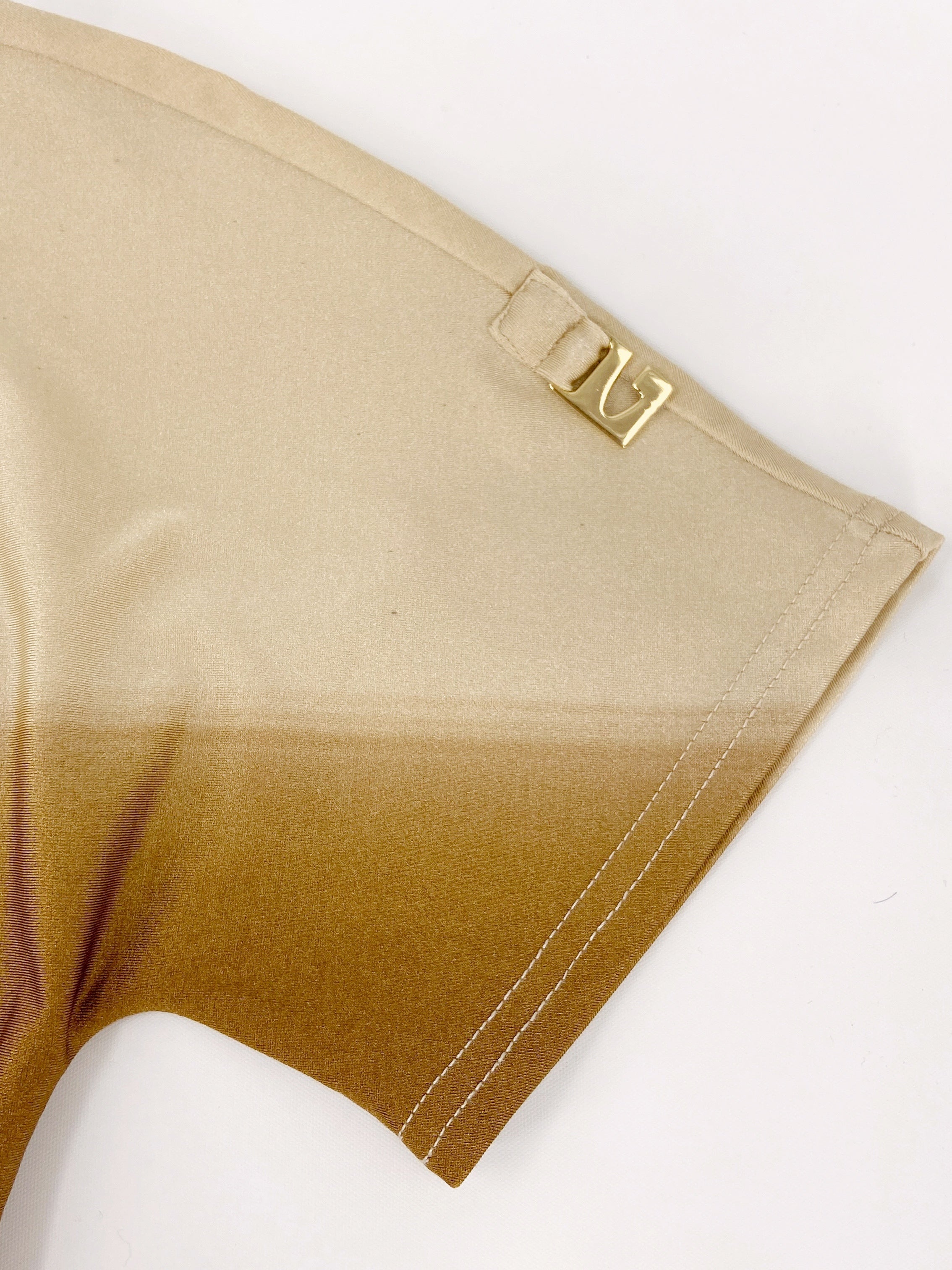 Gucci Spring 1997 Tom Ford Beige Ombré Tee S - 11