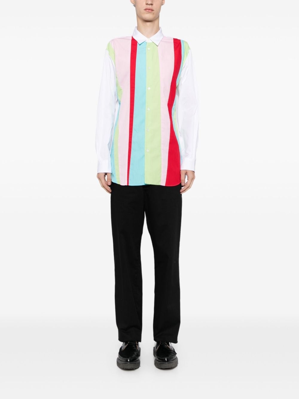 coloured stripe shirt - 2
