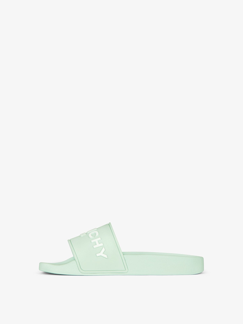 Givenchy SLIDE FLAT SANDALS IN RUBBER outlook