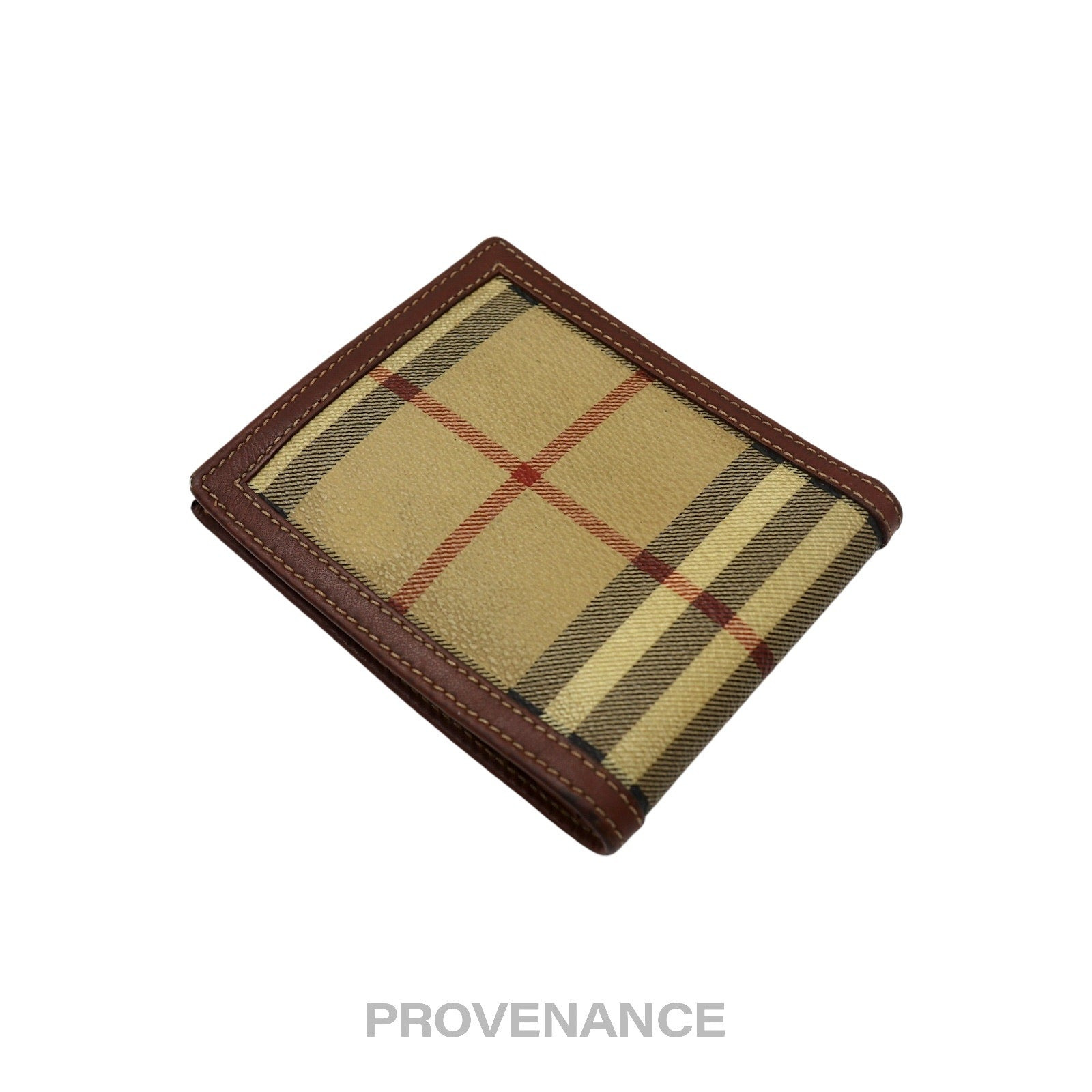 Burberry Bifold Wallet - Haymarket Check Brown - 4