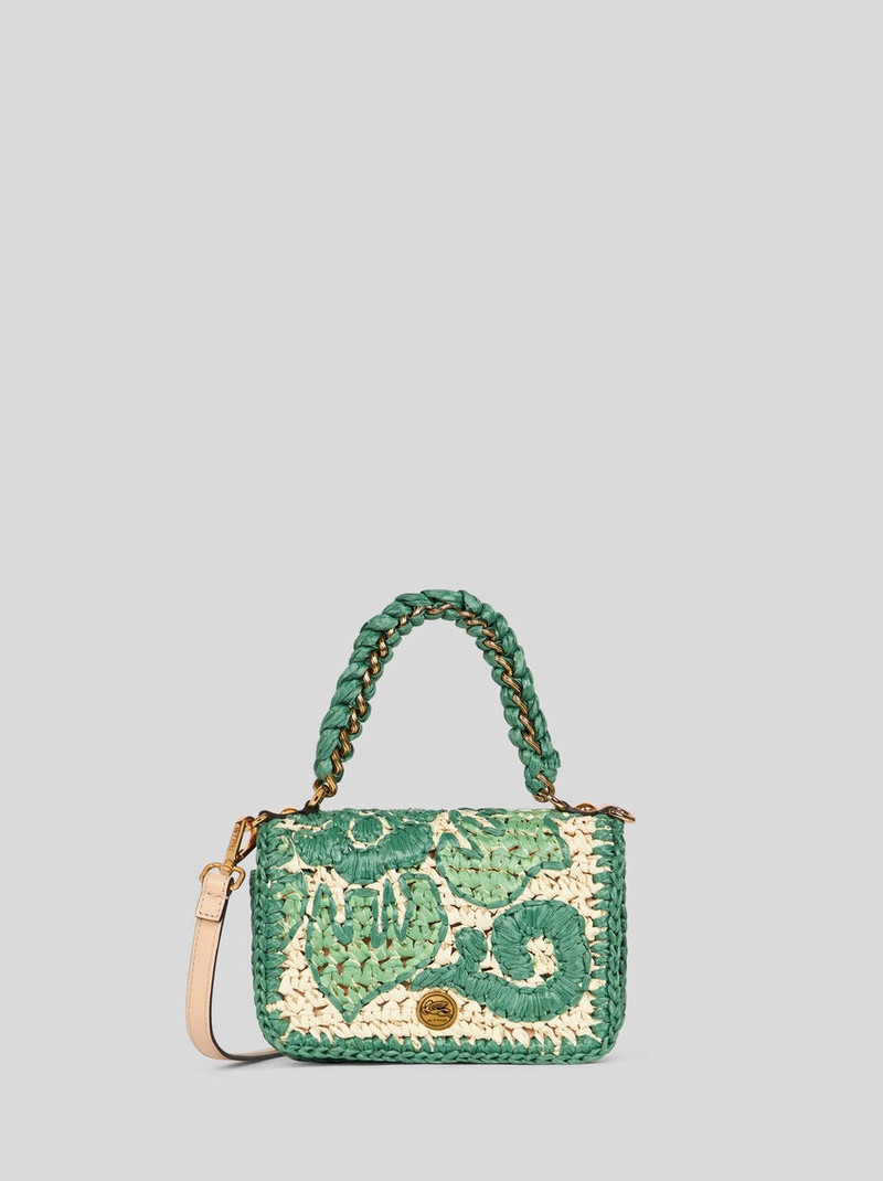 MINI WOVEN RAFFIA BOND BAG 1