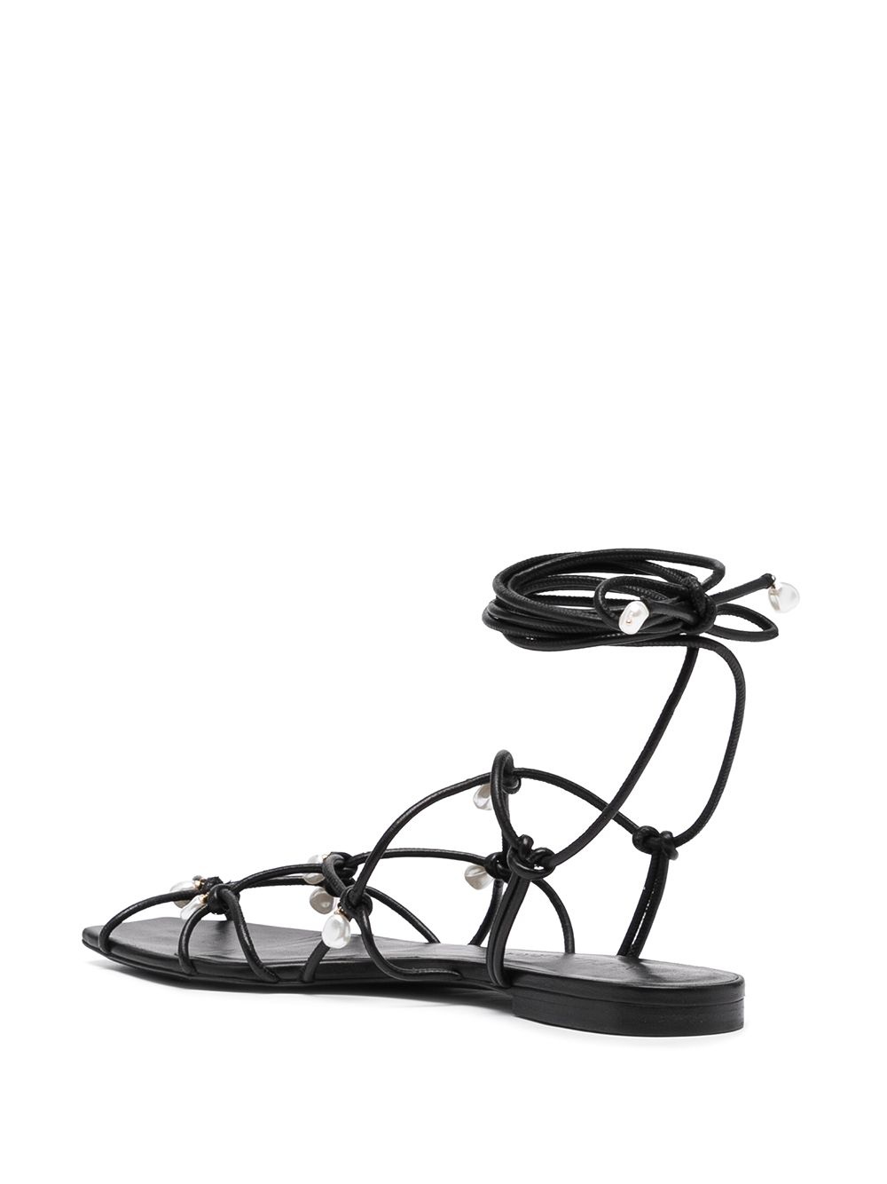 Pearl wraparound sandals - 3