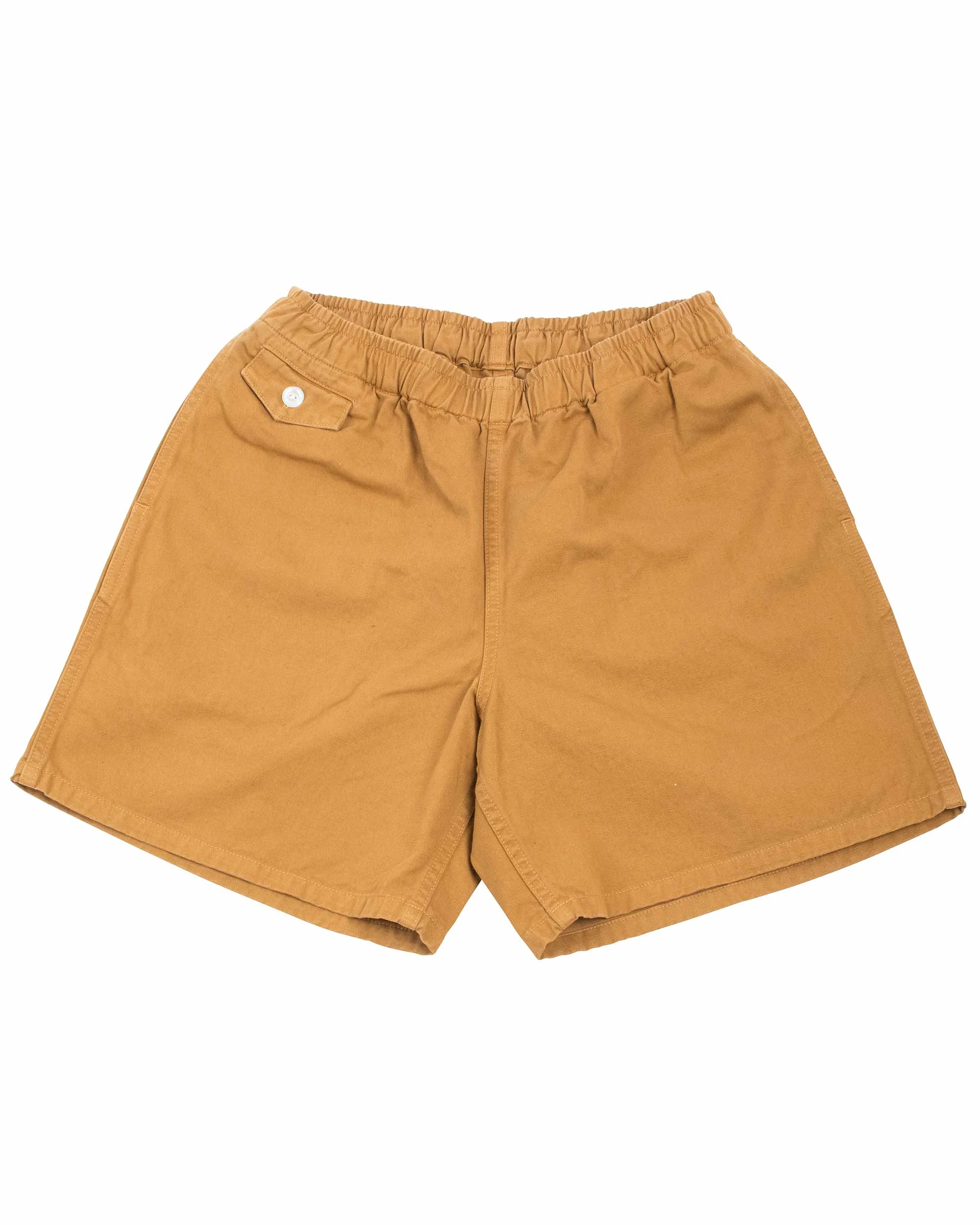 MP22015 Cotton Drill Swim Shorts (Over-Dyed) Chestnut - 1