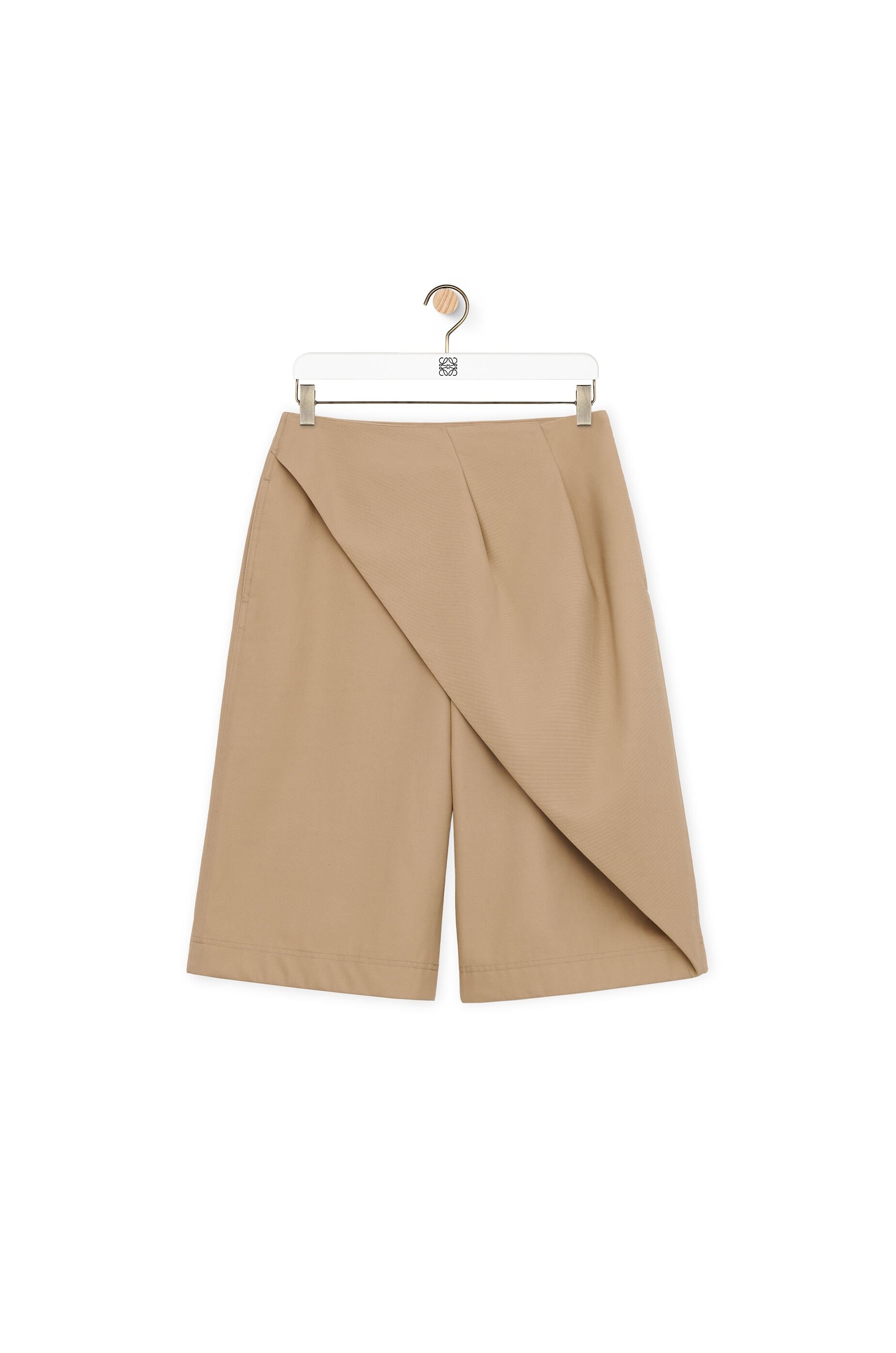 Pleated shorts in cotton - 1