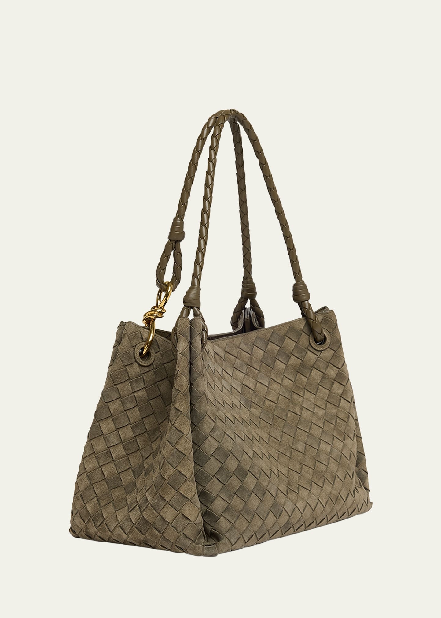 Large Parachute Suede Shoulder Bag - 3