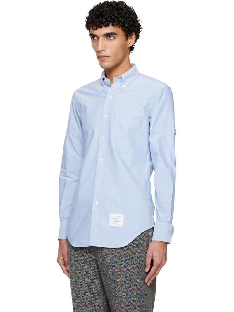 Thom Browne Blue Oxford Armband Shirt outlook
