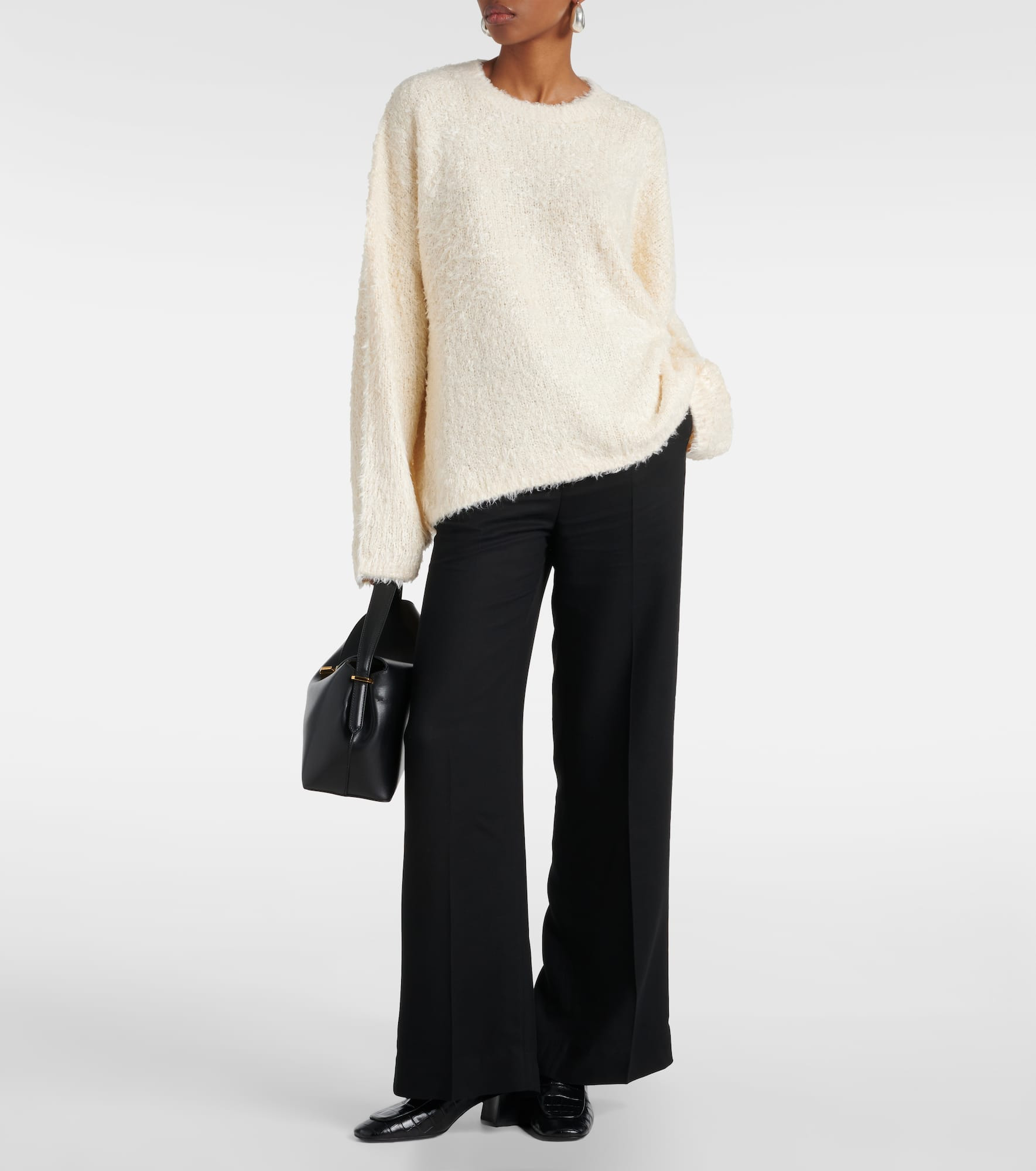 Oversized silk sweater - 2