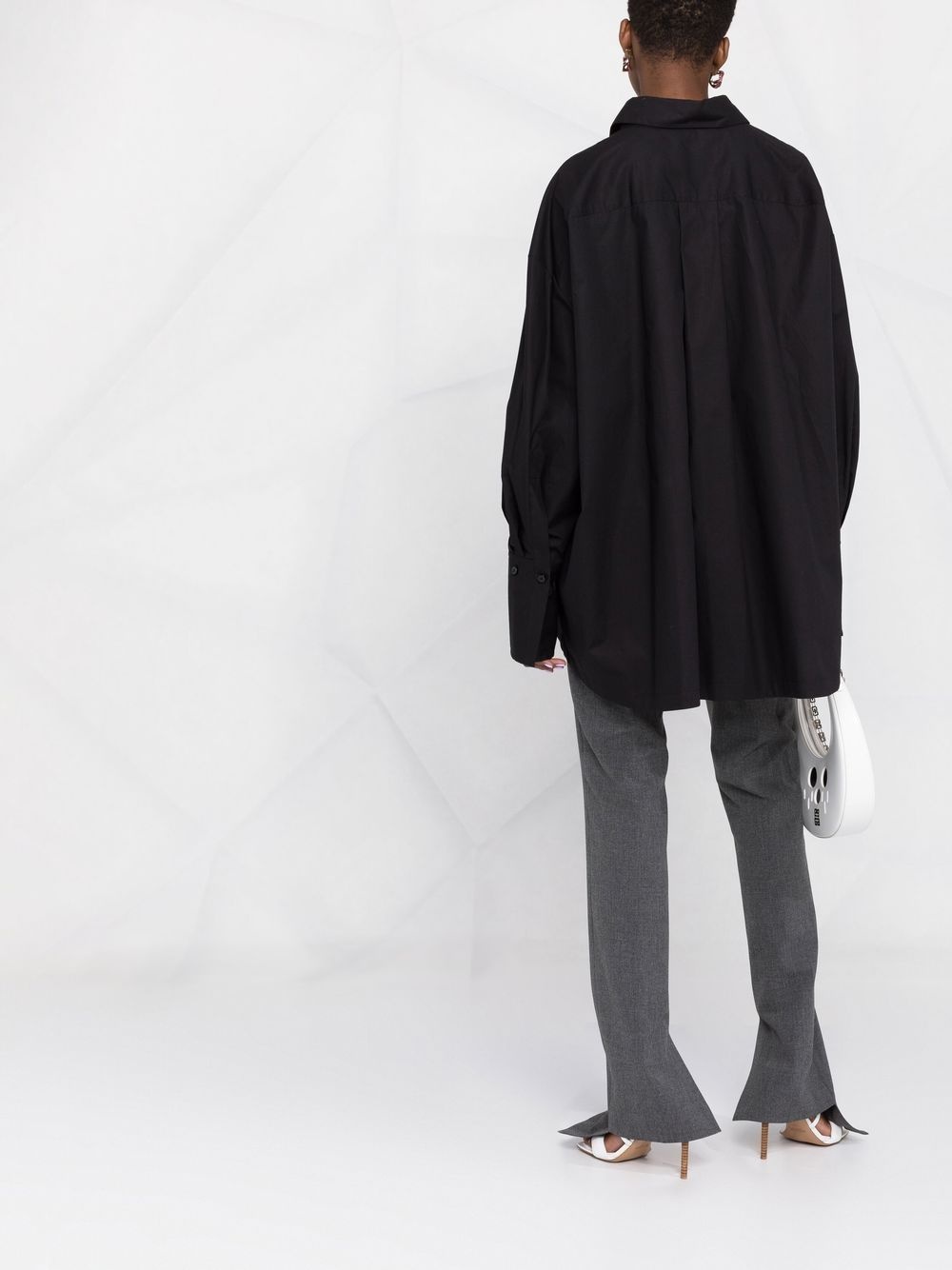 Diana asymmetric button-up shirt - 4