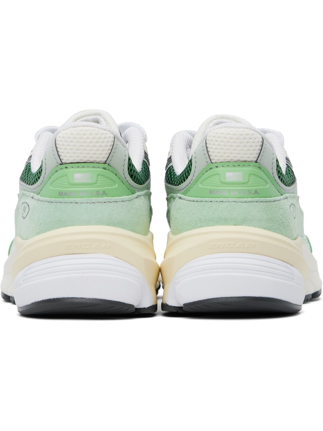 Green & Off-White 'Made in USA' 990v6 Sneakers - 2