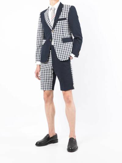 Thom Browne gingham-check shorts outlook