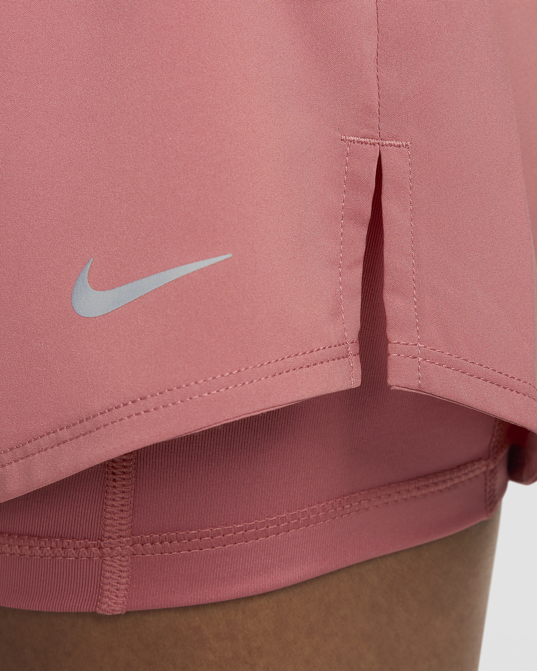 Nike One Women's Dri-FIT High-Waisted 3" 2-in-1 Shorts - 4
