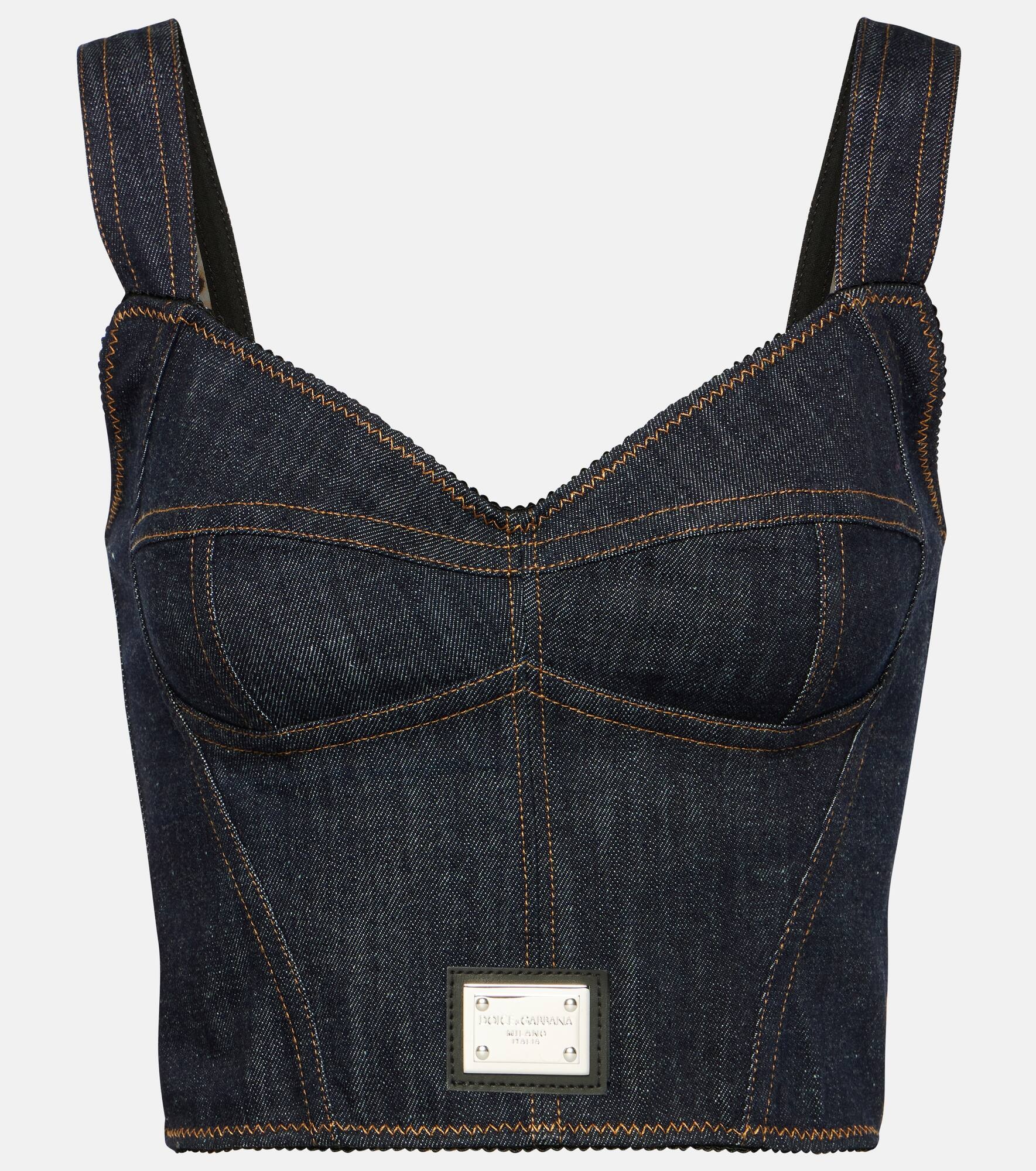 Denim bustier - 1