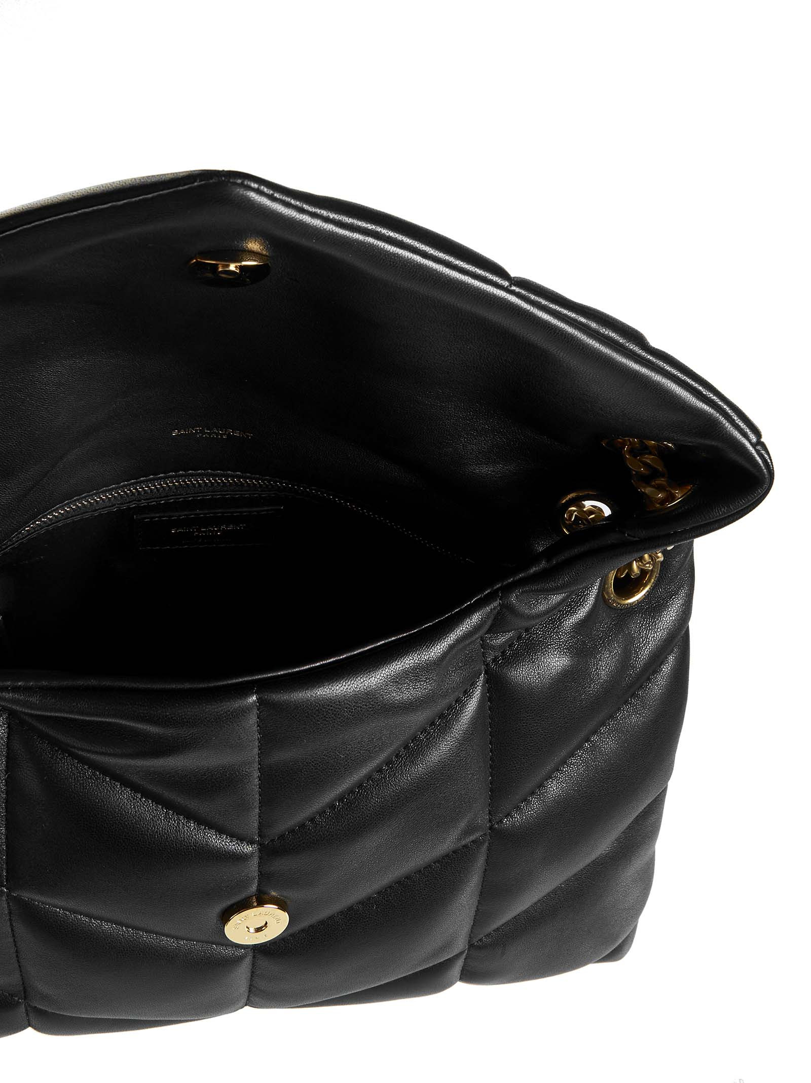 Saint Laurent Women Small Puffer In Quilted Nappa - 5