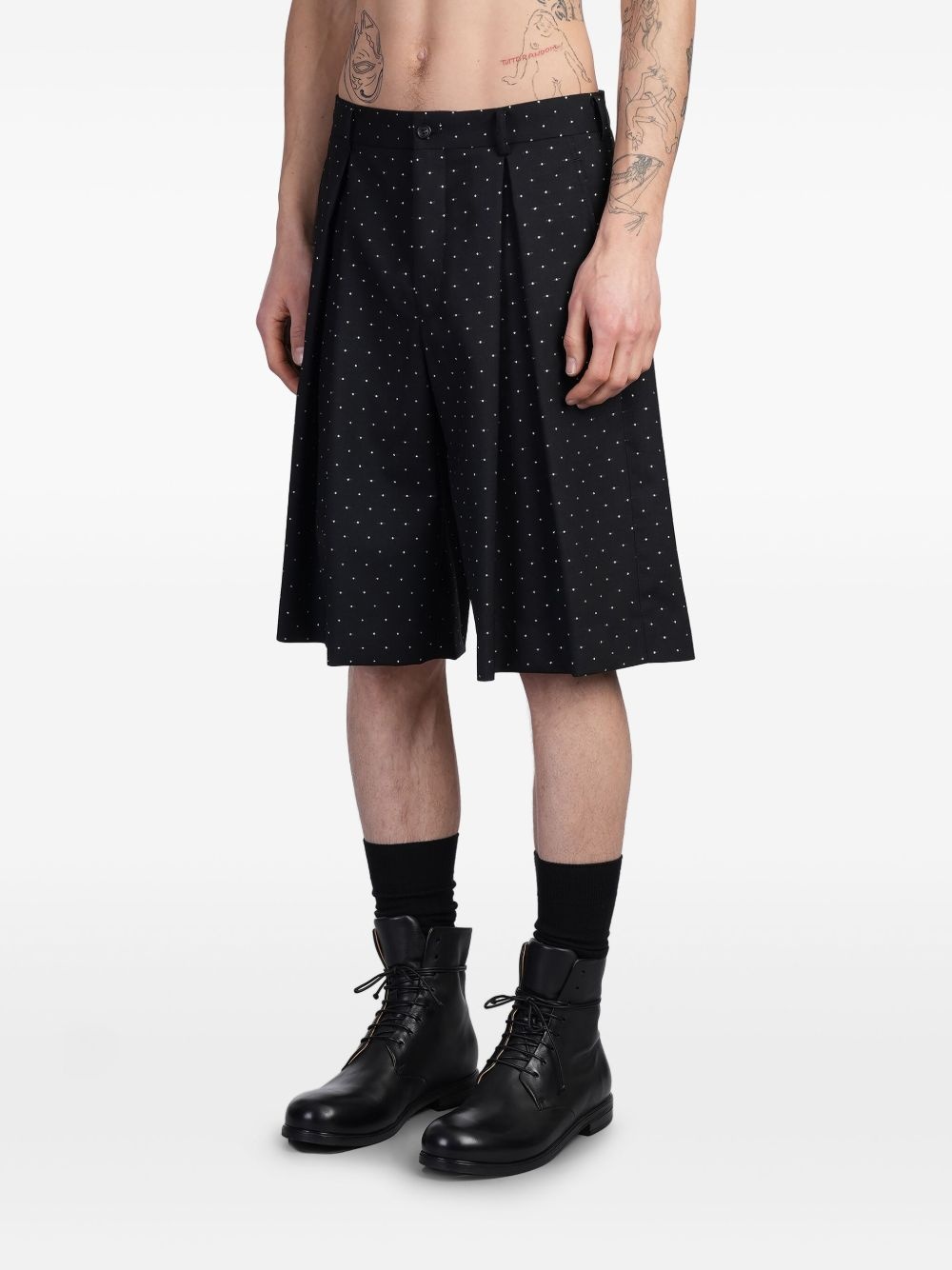 polka-dot print shorts - 3