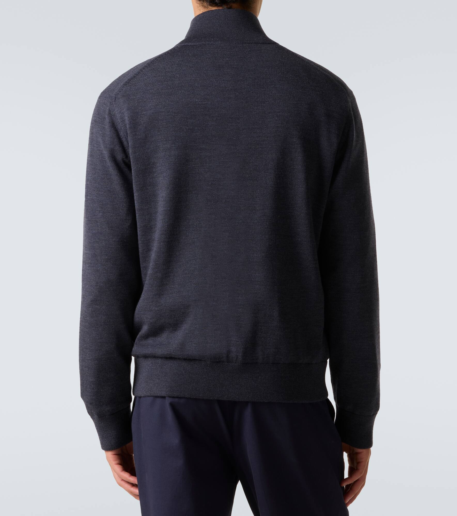 Scrito reversible wool bomber jacket - 4