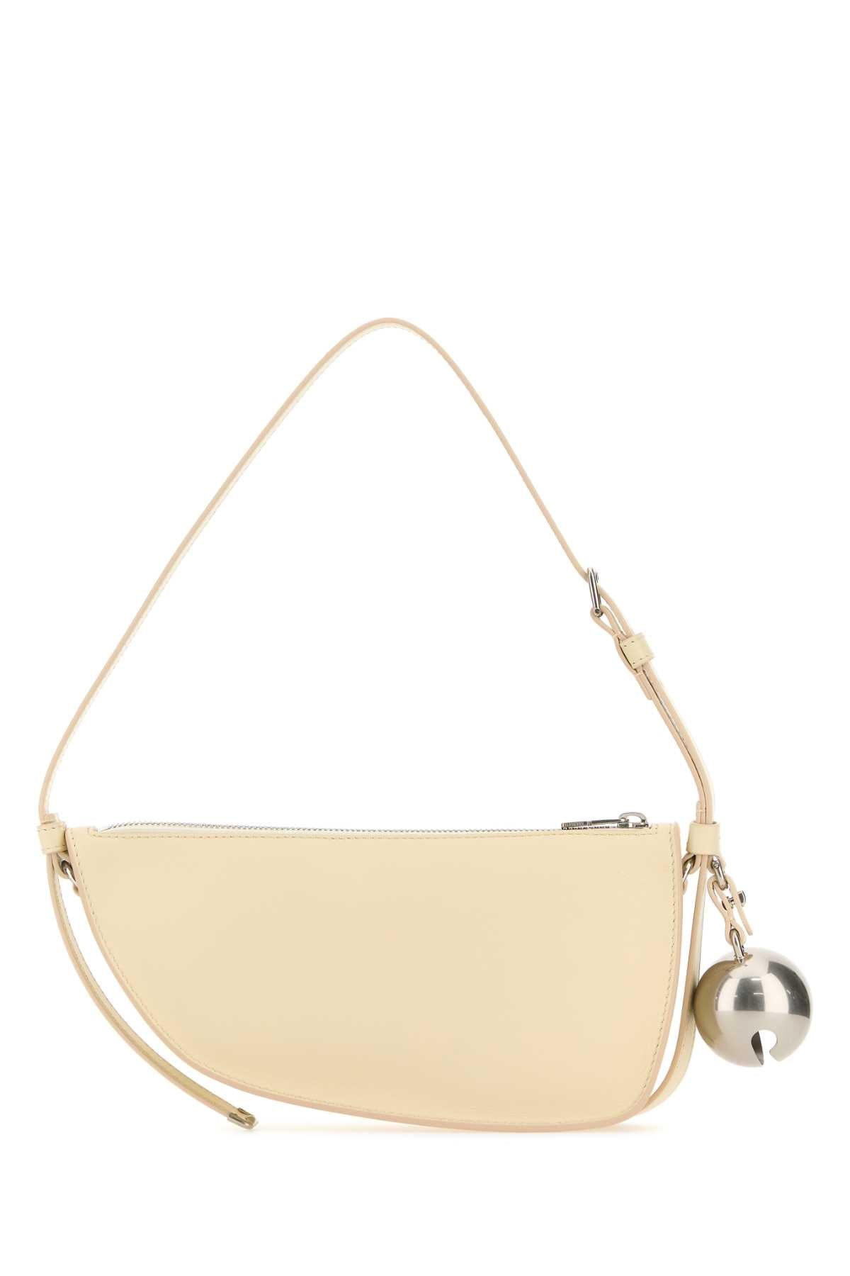 Burberry Women Sand Leather Shield Mini Shoulder Bag - 3