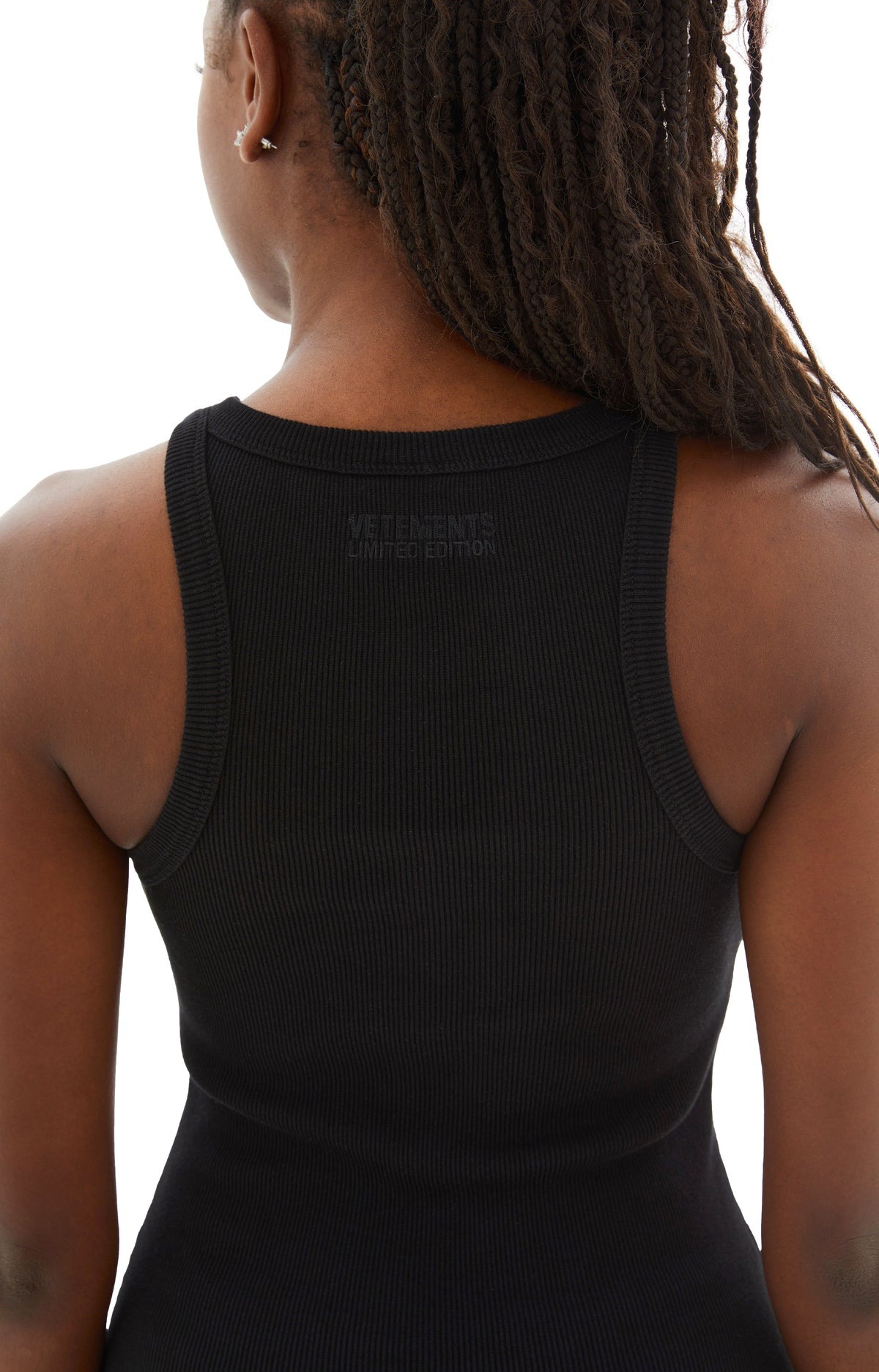 RACING TANK TOP DRESS (BLACK) - 4