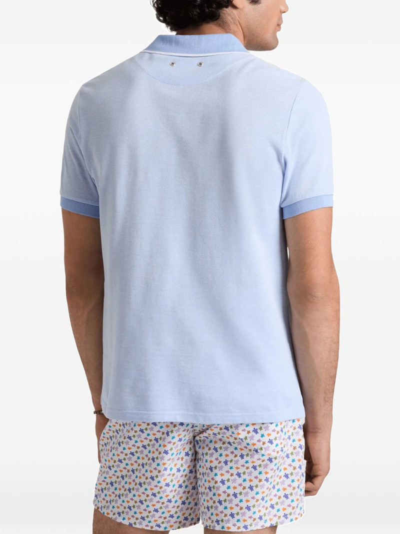 embroidered turtle polo shirt 3