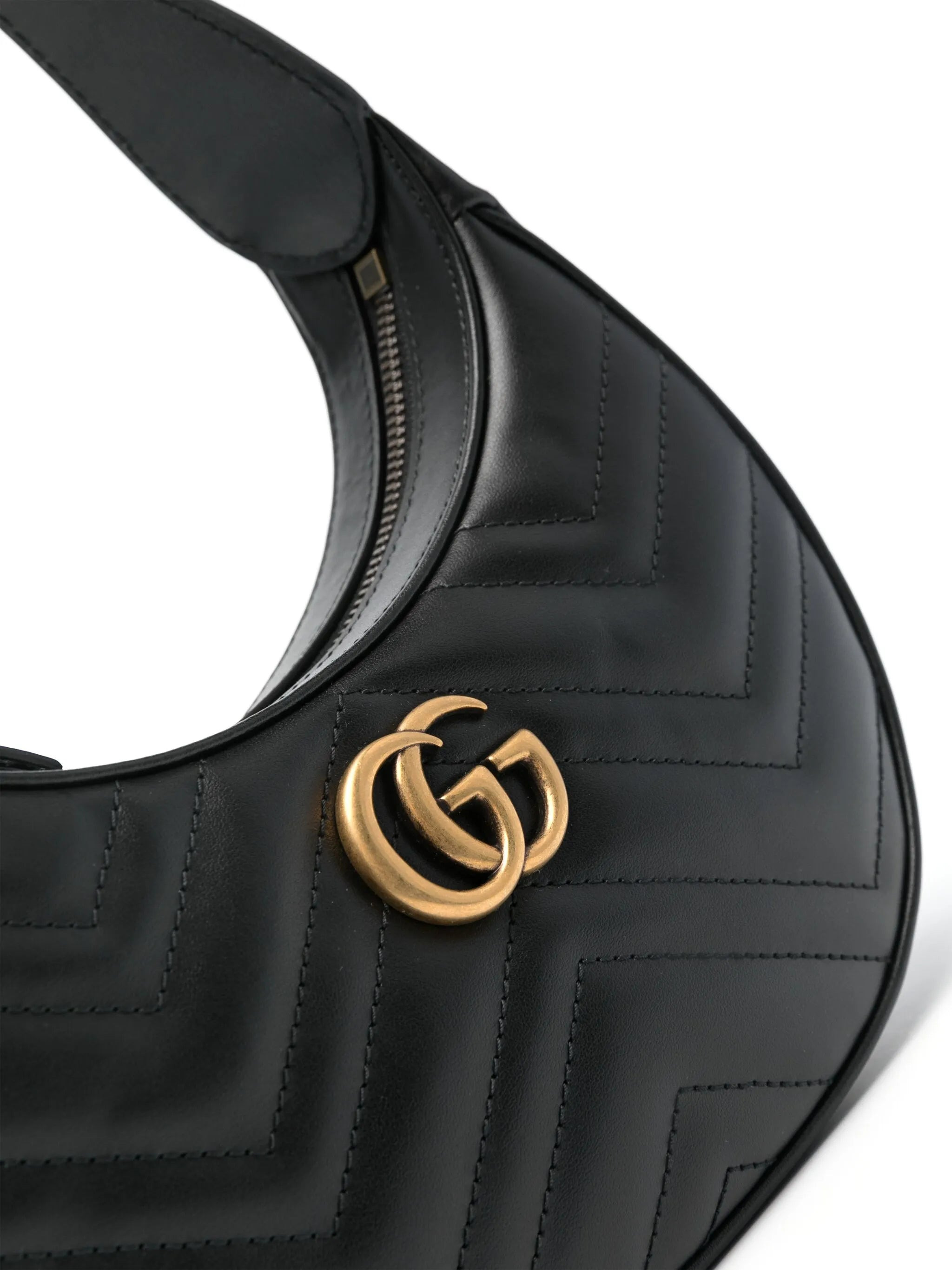 Gucci Mini GG Marmont Half-moon Shoulder Bag - 2