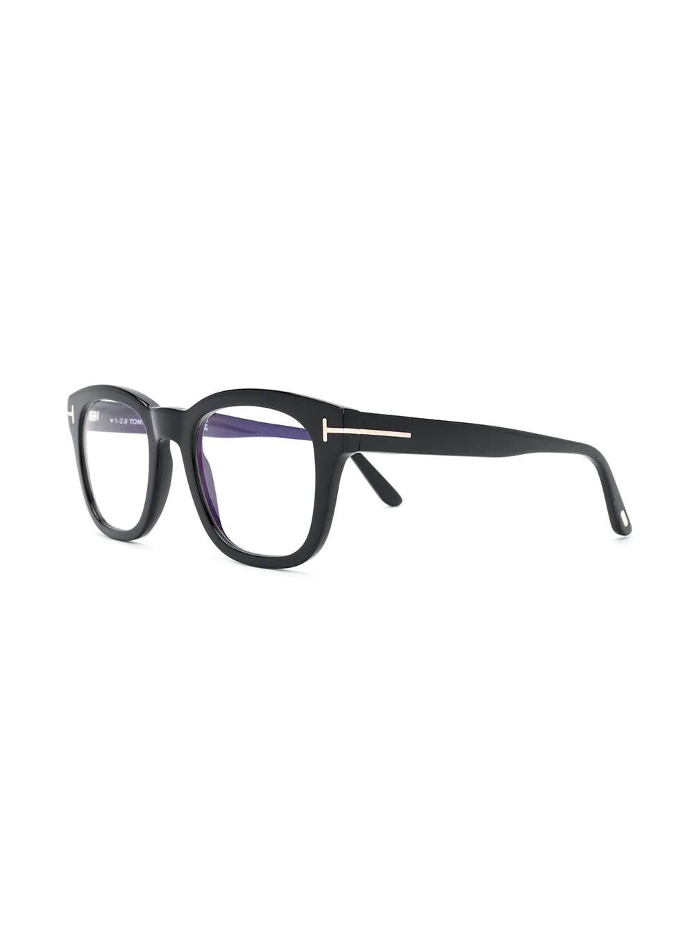 square acetate glasses - 2