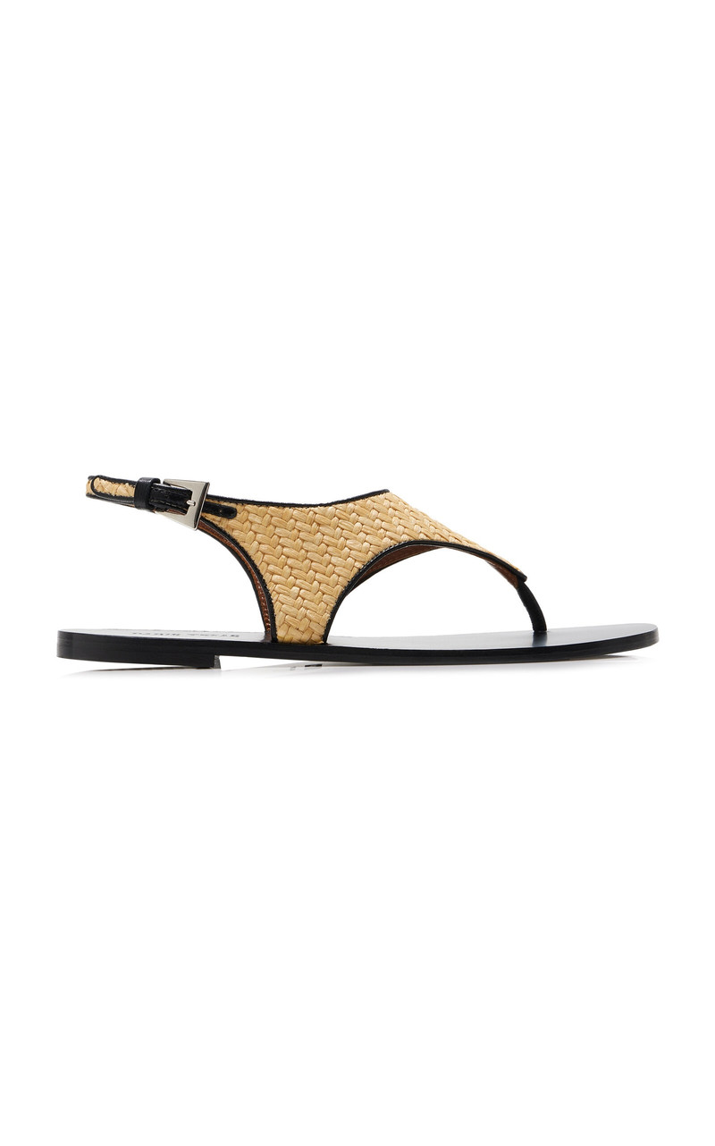 Amalfi Raffia Sandals neutral - 1