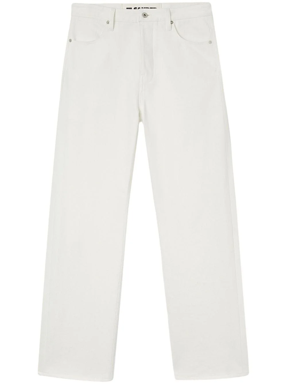 mid-rise straight-leg jeans - 1