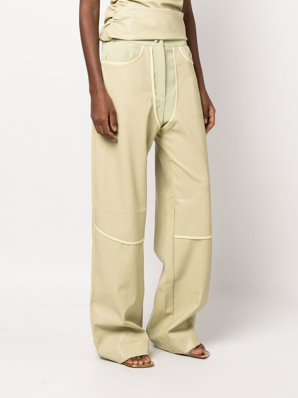 Rodeo seam-detail straight-leg jeans - 3