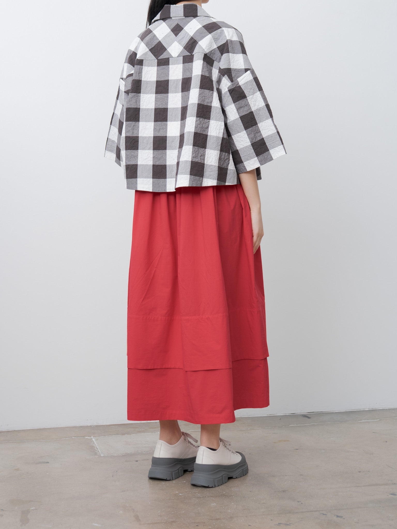The Camper Shirt - Tablecloth Gingham Coffee - 3