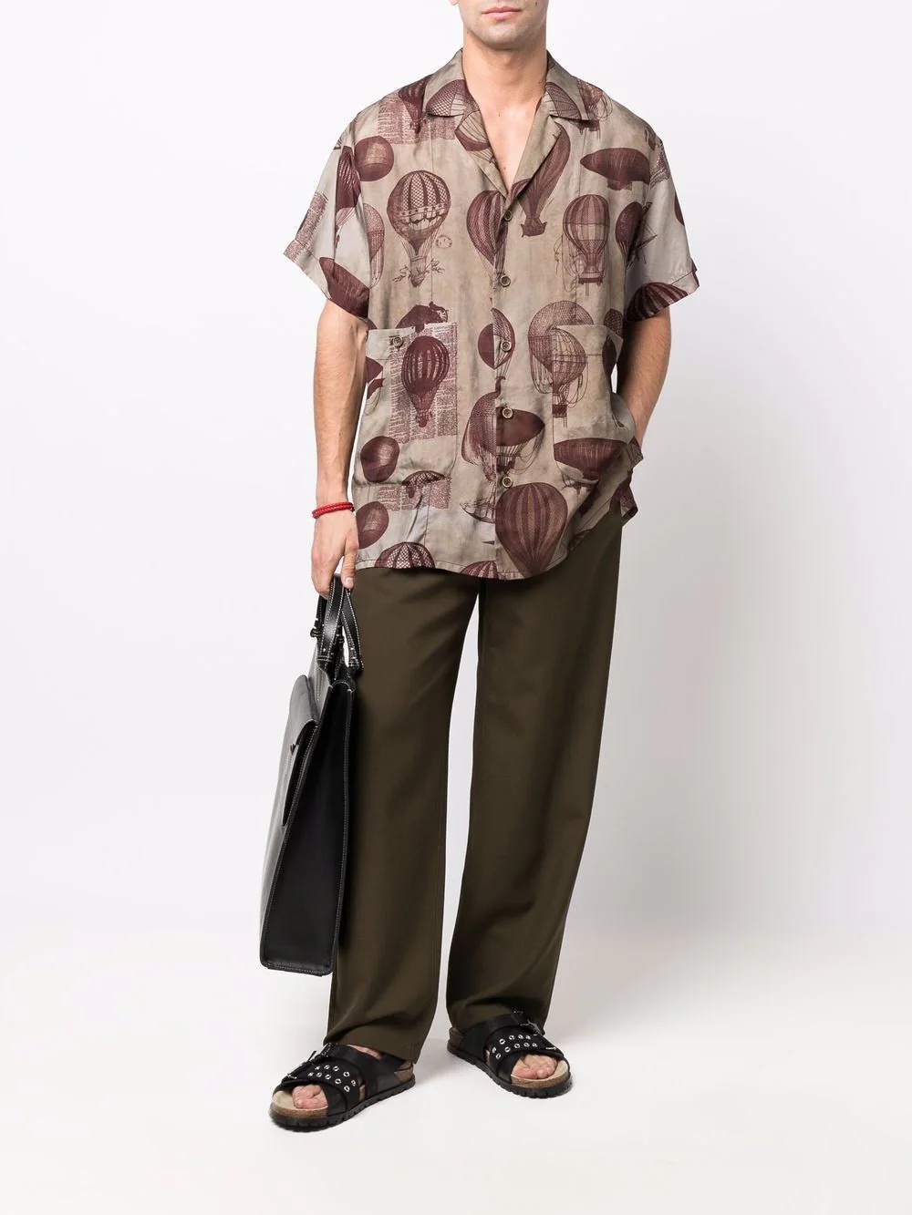 balloon-print shortsleeved shirt - 2