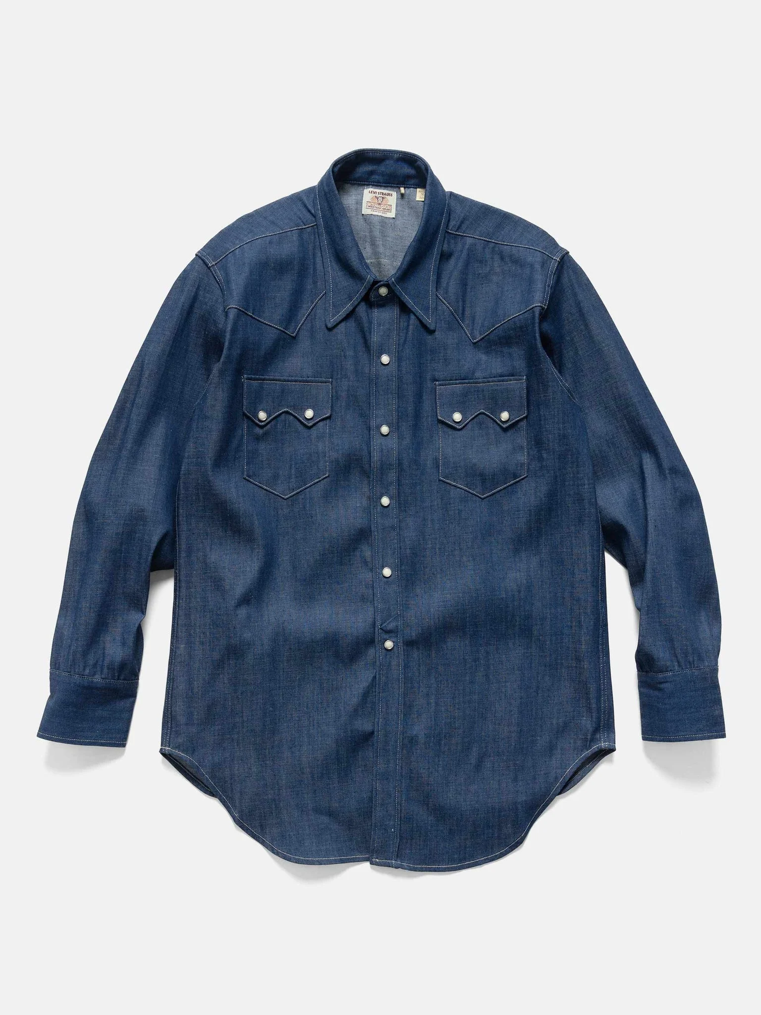 LVC Shortthorn Sawtooth Western Shirt Dark Wash - 1