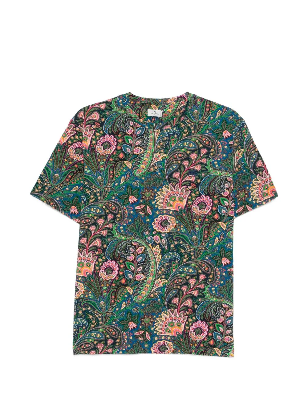 paisley-pattern T-shirt - 1