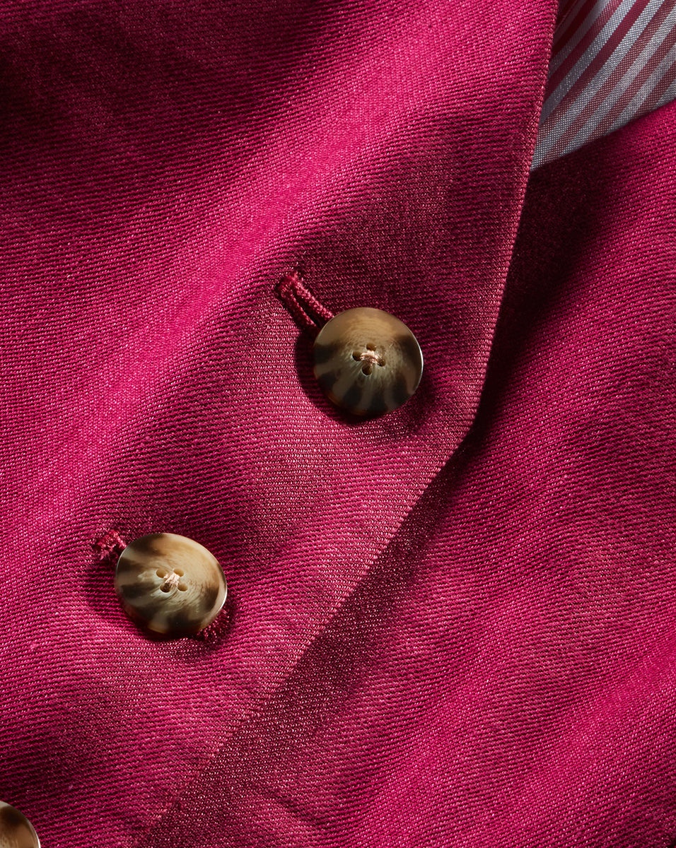 VERONICA BEARD BENNETT TWILL LINEN VEST REVERSIBLE